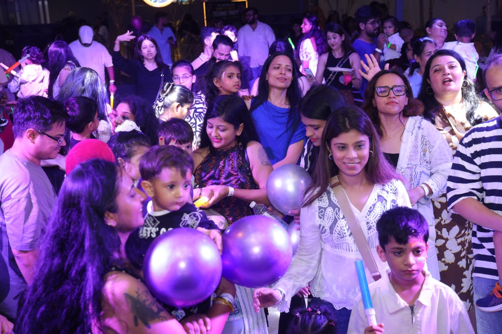Mother and daughter enjoying the music