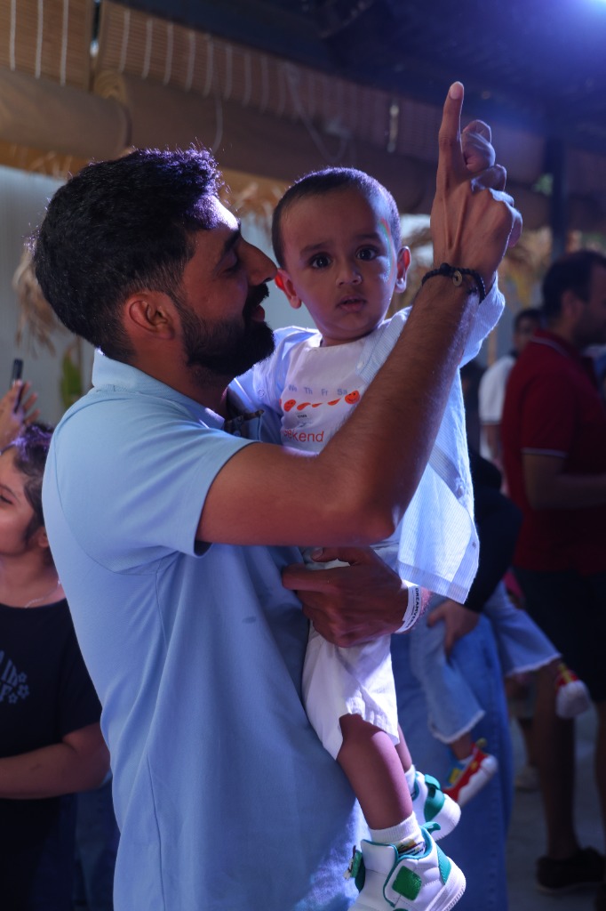 Kids enjoying the vibrant party atmosphere